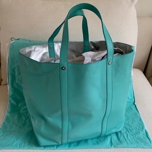 Tiffany Leather Tote Bag Made In Italy